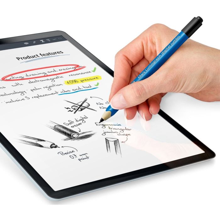 STAEDTLER Mars Lumograph digital Jumbo 100% PEFC + 5 Spitzen 3 STAEDTLER Mars Lumograph digital Jumbo 100% PEFC + 5 Spitzen 3