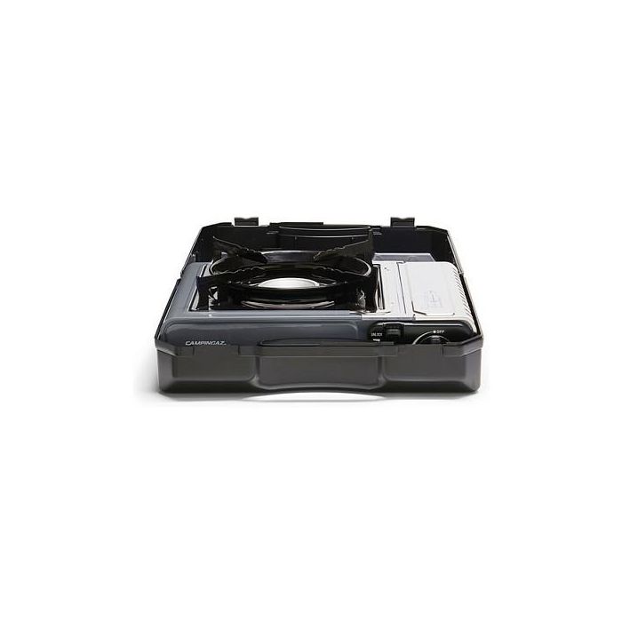 CAMPINGAZ Camp Bistro 3 Hornilla de cartucho de butano, 2200 W, 1 zona, color negro, 1.6 kg, fácil de transportar