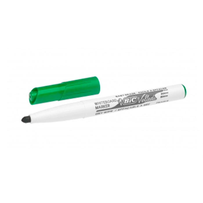 Bic Rotulador Velleda para Pizarra Verde Punta Redonda Trazo 1,4 mm 3