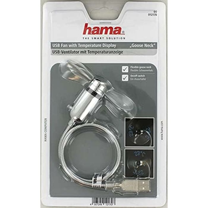 Ventilador de Sobremesa Hama 00012170 Plateado 1