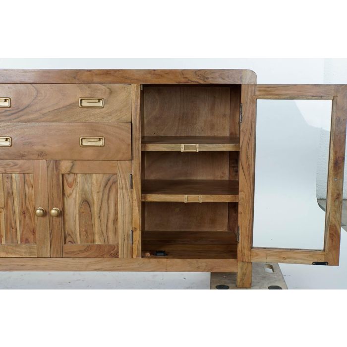 Buffet Colonial DKD Home Decor Natural Dorado 40 x 81 x 150 cm 4 Buffet Colonial DKD Home Decor Natural Dorado 40 x 81 x 150 cm 4