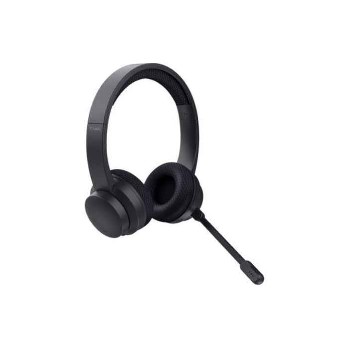 Trust 25463 TRU Auriculares Inalámbricos Ayda con Micrófono ENC, Cancelación de Ruido Ambiental, 24h Batería, Negros 2