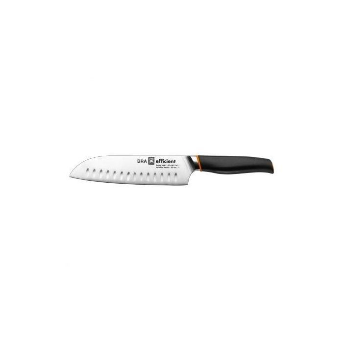 Cuchillo Santoku Bra Efficient A198004/ Hoja 180mm/ Acero inoxidable Cuchillo Santoku Bra Efficient A198004/ Hoja 180mm/ Acero inoxidable