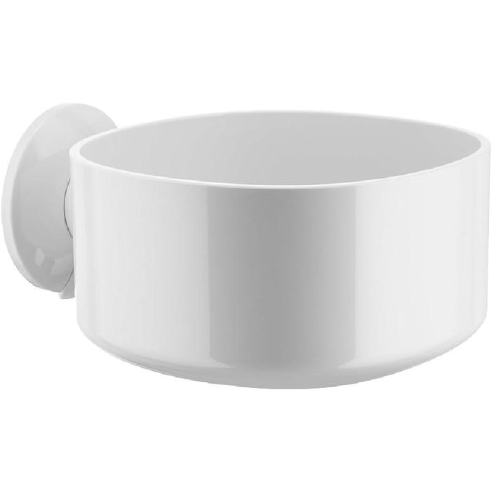 Alessi PL16 W Jabonero de Ducha y Baño en PMMA Blanco