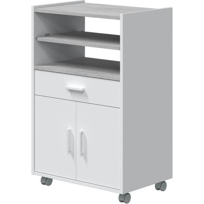 Mueble microondas 1cajón + 2puertas 59 x 40 x 92 cm tidy 5 Mueble microondas 1cajón + 2puertas 59 x 40 x 92 cm tidy 5