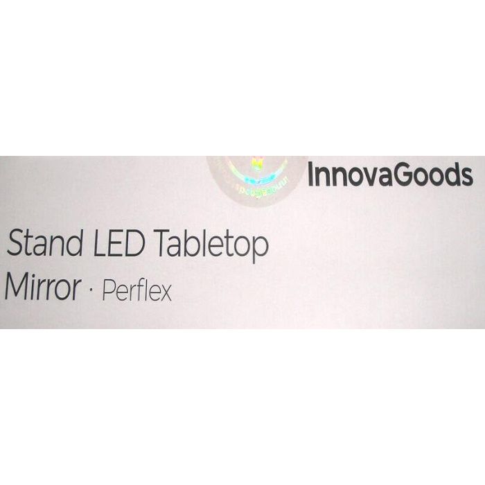 Espejo LED Táctil de Sobremesa Perflex InnovaGoods 8 Espejo LED Táctil de Sobremesa Perflex InnovaGoods 8