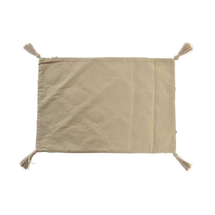 DKD Home Decor Funda Cojín Decorativa Multicolor de Algodón y Poliéster con Diseño de Flecos y Cierre de Cremallera 40 x 60 cm 2