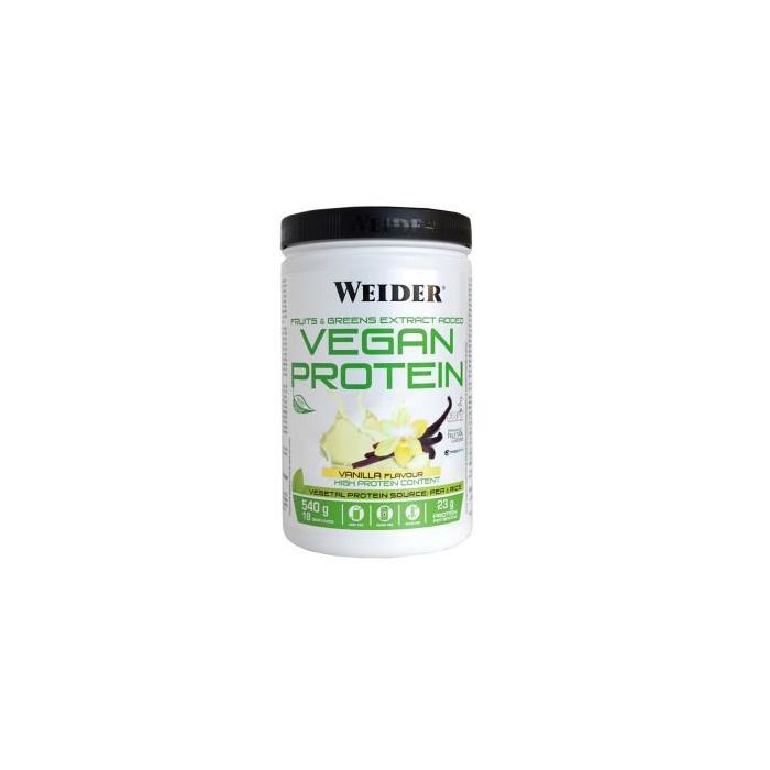 Weider Vegan Protein Vainilla 540Gr. Weider Vegan Protein Vainilla 540Gr.