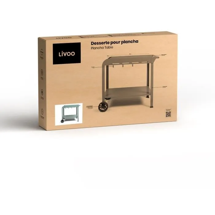 Livoo Carrito para plancha GS168V Verde / Negro 4