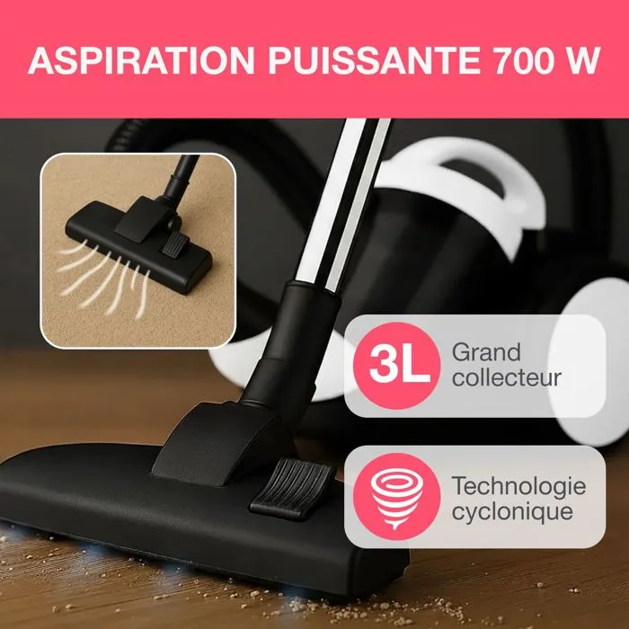 Oceanic VC10WBAX2 Aspiradora sin Bolsa - 700W 2