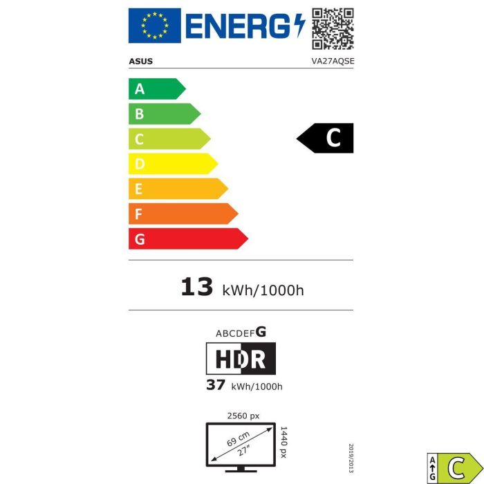 Asus VA27AQSE Pantalla PC 27" Quad HD 2560x1440 IPS 1ms Negro 90LM06G1-B02171 12