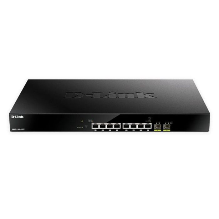 D-Link Switch Gestionado DMS-1100-10TP 10 Puertos 2.5G Ethernet, 8 Puertos PoE+, 2 SFP+, L2, QoS, VLAN, 80 Gbit/s D-Link Switch Gestionado DMS-1100-10TP 10 Puertos 2.5G Ethernet, 8 Puertos PoE+, 2 SFP+, L2, QoS, VLAN, 80 Gbit/s