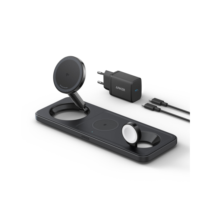 Anker MagGo Universal Negro USB Cargador inalámbrico Carga rápida Interior Anker MagGo Universal Negro USB Cargador inalámbrico Carga rápida Interior