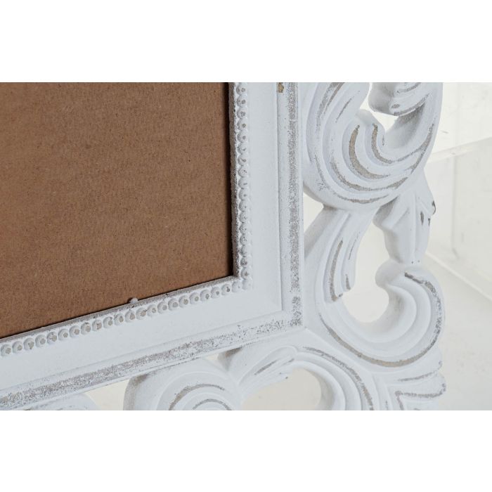 DKD Home Decor Espejo Tradicional Blanco 39 x 55.5 x 1.5 cm 2