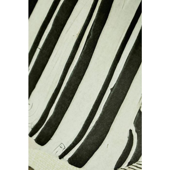 DKD Home Decor Cuadro Urban Lienzo PS Blanco Negro Chica Rayas 4 x 123 x 83 cm (2 Unidades) 2