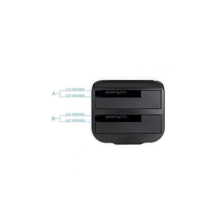 Docking Station para Discos Duros TooQ TQDS-802BW 2