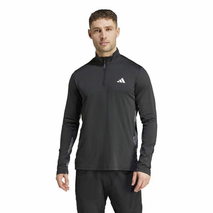 Sudadera sin Capucha Adidas Essentials Negro 3