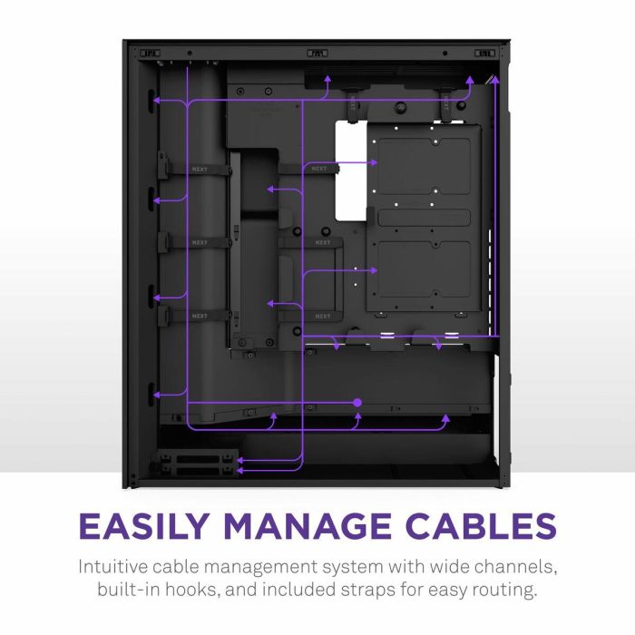 Caja Semitorre ATX NZXT H7 Flow Midi Negro 17 Caja Semitorre ATX NZXT H7 Flow Midi Negro 17