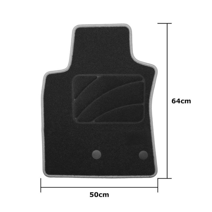 OCC Design OCCRT0038YE Alfombrillas a Medida Renault Modus 2004-2012, 5 Piezas, Ribete Amarillo, Velour Premium, Antideslizantes con Anclajes Originales y Talonera. 3 OCC Design OCCRT0038YE Alfombrillas a Medida Renault Modus 2004-2012, 5 Piezas, Ribete Amarillo, Velour Premium, Antideslizantes con Anclajes Originales y Talonera. 3