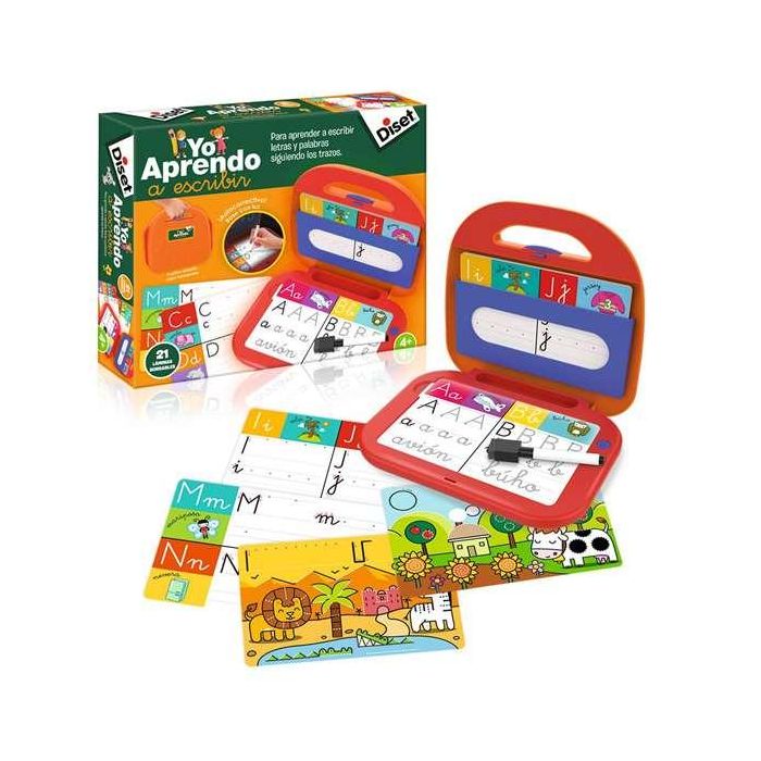 Diset 63787 Yo Aprendo A Escribir Pupitre Maletín Luminoso Autocorrectivo para Niños +4 Años Diset 63787 Yo Aprendo A Escribir Pupitre Maletín Luminoso Autocorrectivo para Niños +4 Años