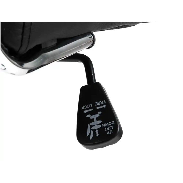 Q-connect Silla de Dirección Bosa Simil Piel Premium, Negro, Altura Máx. 1130mm, Ancho 550mm, Profundidad 630mm 9