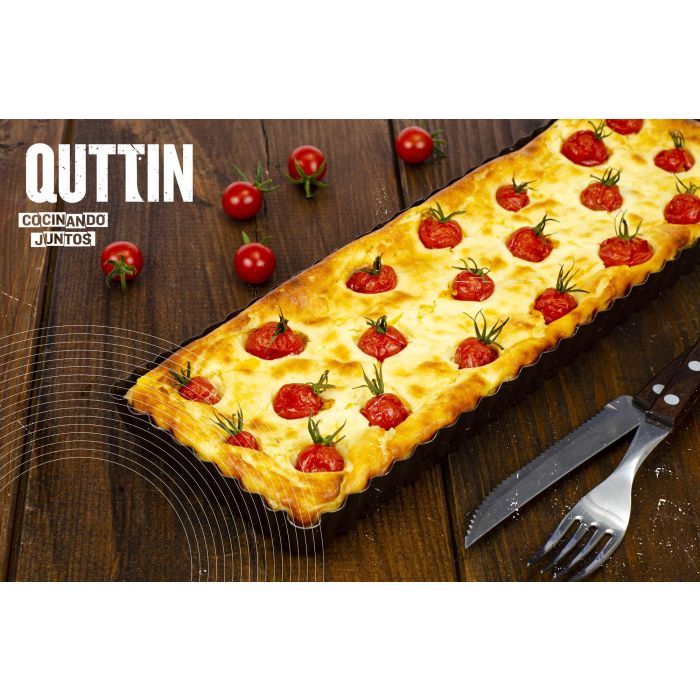 Quttin Molde Horno Desmontable 35 x 11 x 2.6 cm (12 Unidades) Quttin Molde Horno Desmontable 35 x 11 x 2.6 cm (12 Unidades)