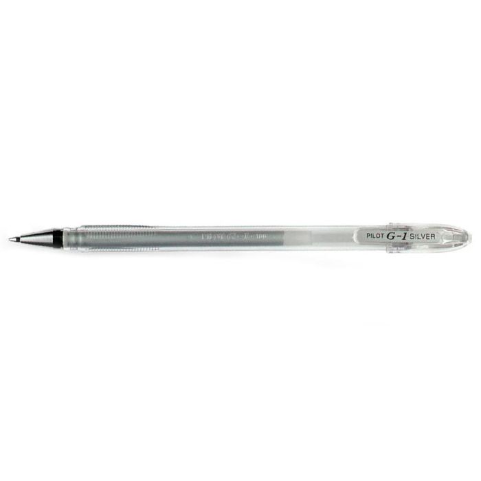 Boligrafo Pilot G1 Tinta Gel Plata 1