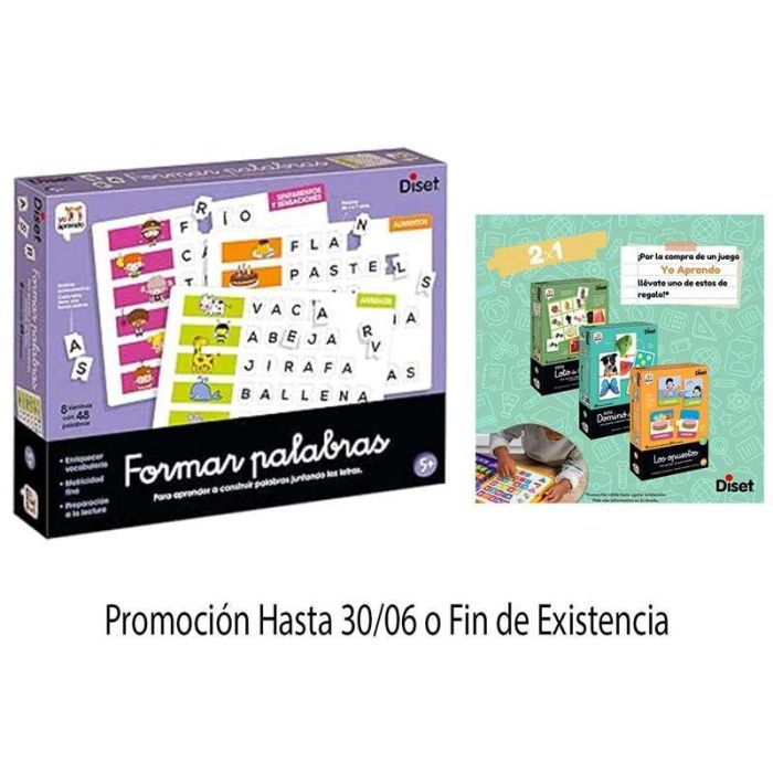 Juego educativo formar palabras 6