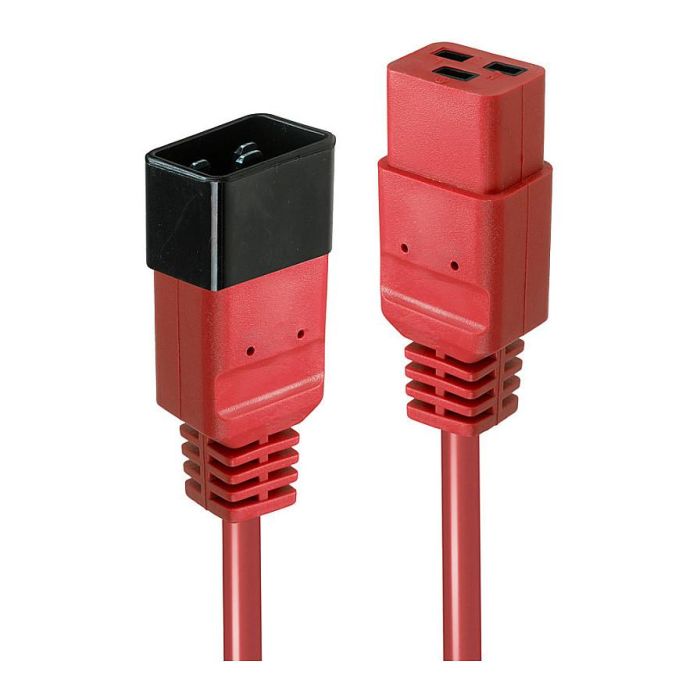 LINDY IEC-Netzverlängerung C19 auf C20 rot 1m bulk 250V 16A 0 LINDY IEC-Netzverlängerung C19 auf C20 rot 1m bulk 250V 16A 0