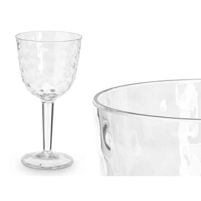 Copa Plastico Puntos 450Ml Transparente Leknes 9X19CM (24 Unidades) 1 Copa Plastico Puntos 450Ml Transparente Leknes 9X19CM (24 Unidades) 1