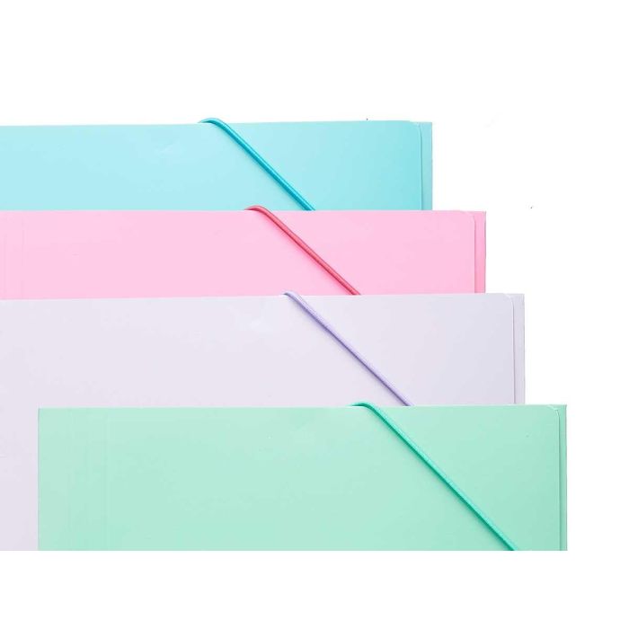 Carpeta Sencilla Gomas Color Pastel Surtidos Pincello 23X0CM (72 Unidades) 3 Carpeta Sencilla Gomas Color Pastel Surtidos Pincello 23X0CM (72 Unidades) 3