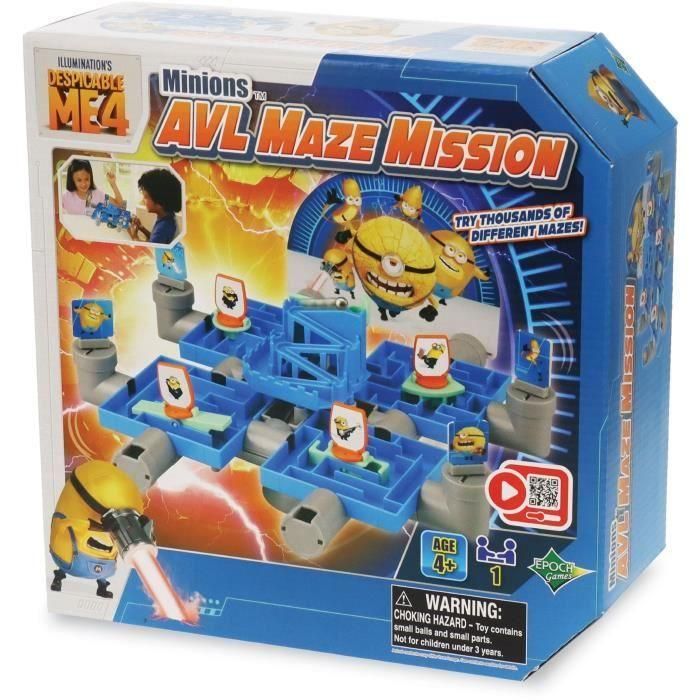 Epoch EPO5054131075210 Juego de Laberinto Minions Misión AVL: Guía la Bola, 25.000 Combinaciones Epoch EPO5054131075210 Juego de Laberinto Minions Misión AVL: Guía la Bola, 25.000 Combinaciones