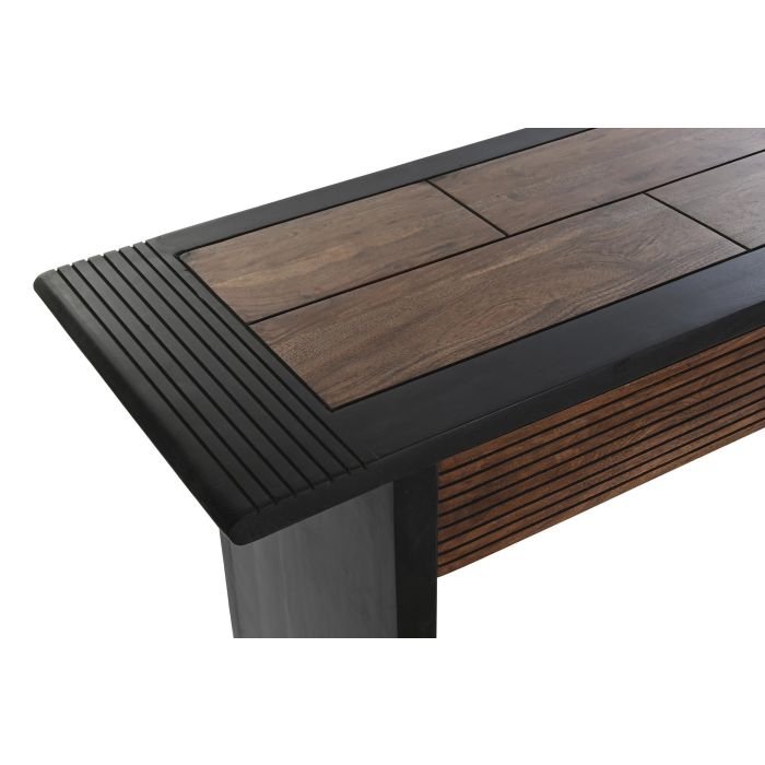 Consola DKD Home Decor Marrón oscuro Acacia 140 x 40 x 76 cm 1