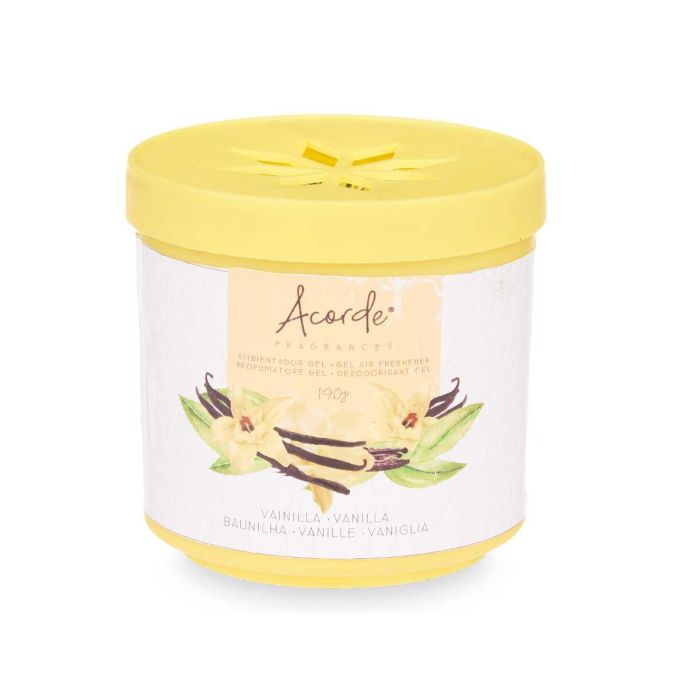 Ambientador De Gel 190Gr Vainilla Acorde 8CM (24 Unidades) 1 Ambientador De Gel 190Gr Vainilla Acorde 8CM (24 Unidades) 1