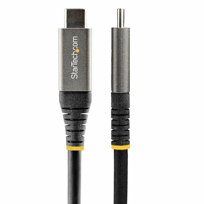 Cable USB C Startech USB315CCV2M Negro/Gris 2 m Cable USB C Startech USB315CCV2M Negro/Gris 2 m