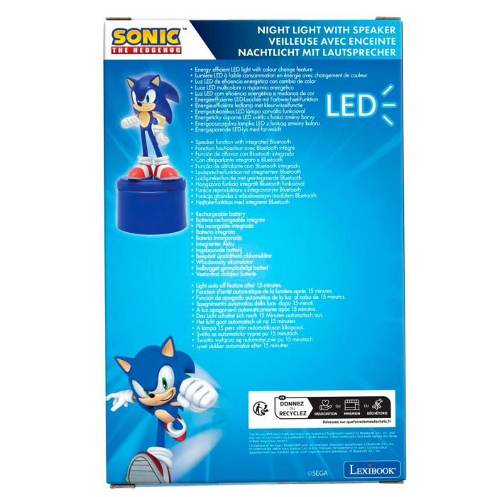 Altavoz Bluetooth Con Luz Nocturna Sonic Ns02Sn Lexibook 5