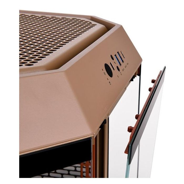 Thermaltake The Tower 300 "Gravel Sand" Micro Torre PC gaming Micro-ATX/Mini-ITX, panel de vidrio templado, color arena 5 Thermaltake The Tower 300 "Gravel Sand" Micro Torre PC gaming Micro-ATX/Mini-ITX, panel de vidrio templado, color arena 5