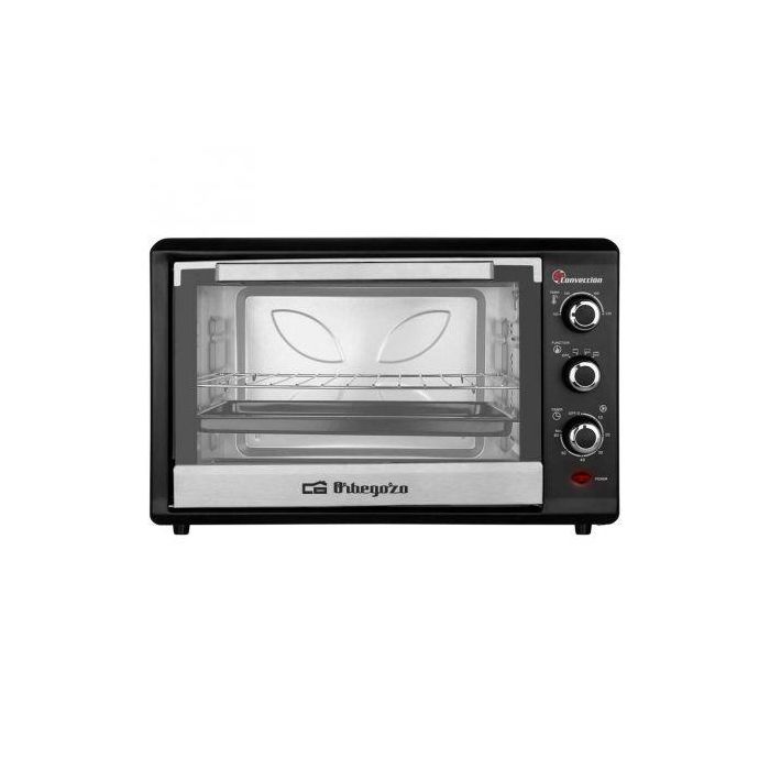 HORNO DE SOBREMESA ORBEGOZO HOT 454 - 2000W - CAPACIDAD 45L - CONVECCION - RESISTENCIAS ACERO INOX - BANDEJA + REJILLA + GANCHO 1 HORNO DE SOBREMESA ORBEGOZO HOT 454 - 2000W - CAPACIDAD 45L - CONVECCION - RESISTENCIAS ACERO INOX - BANDEJA + REJILLA + GANCHO 1