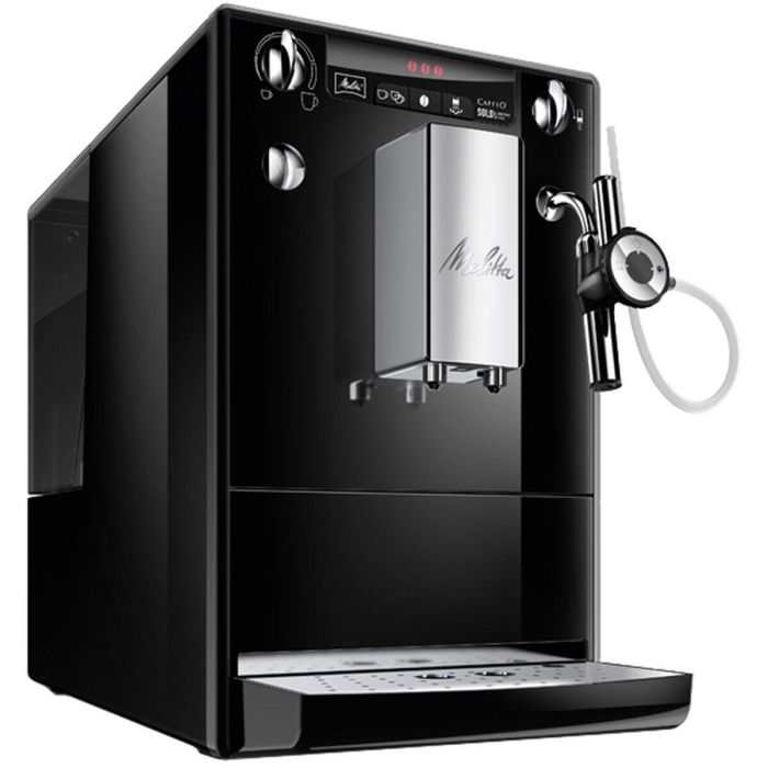 Melitta E957-101 Cafetera Espresso Automática Caffeo Solo & Perfect Molinillo Integrado Cappuccinatore 15 Bares 1400W Negra 3 Melitta E957-101 Cafetera Espresso Automática Caffeo Solo & Perfect Molinillo Integrado Cappuccinatore 15 Bares 1400W Negra 3