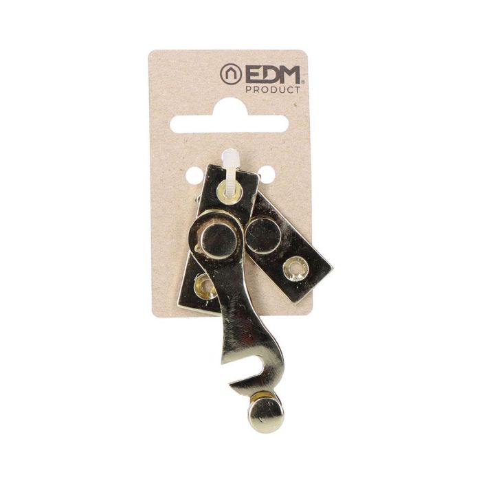 Edm Pestillo mano izquierda hierro latonado dorado 6cm 0 Edm Pestillo mano izquierda hierro latonado dorado 6cm 0