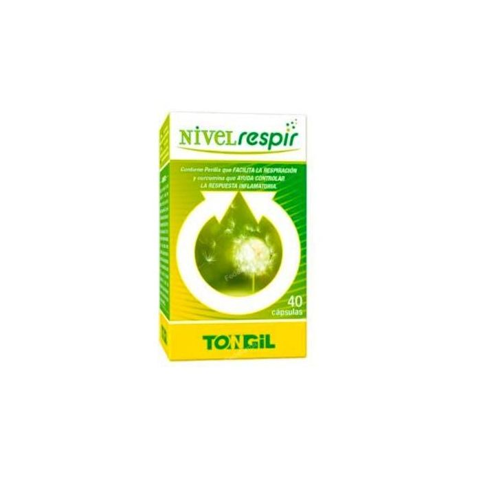TONGIL Nivelrespir 40 Cápsulas – Vías Respiratorias e Inmunitario, Vitamina C y Quercetina