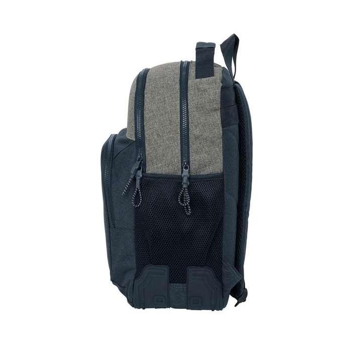 Mochila Escolar Kappa Dark navy Gris Azul marino 32 x 42 x 15 cm