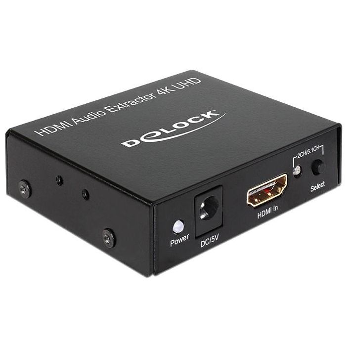 DELOCK Adapter HDMI zu HDMI + Audio Extractor 4K 0 DELOCK Adapter HDMI zu HDMI + Audio Extractor 4K 0