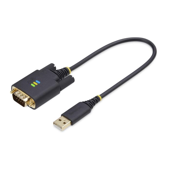 Cable USB Startech 1P1FFC-USB-SERIAL Negro 30 cm 2 Cable USB Startech 1P1FFC-USB-SERIAL Negro 30 cm 2
