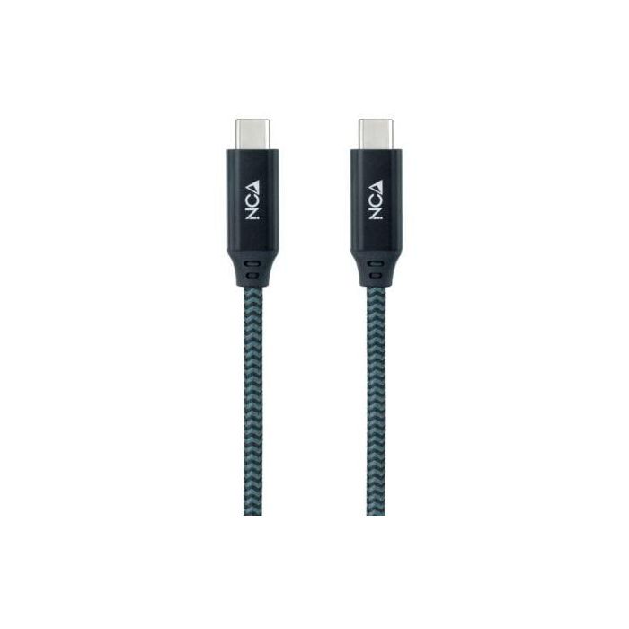 Cable USB 3.2 Tipo-C Nanocable 10.01.4301-L150-COMB/ USB Tipo-C Macho - USB Tipo-C Macho/ 1.5m/ Gris y Negro 1 Cable USB 3.2 Tipo-C Nanocable 10.01.4301-L150-COMB/ USB Tipo-C Macho - USB Tipo-C Macho/ 1.5m/ Gris y Negro 1