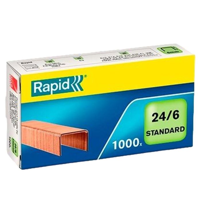 Grapas Rapid Standard 24/6 6 mm (20 Unidades) 1