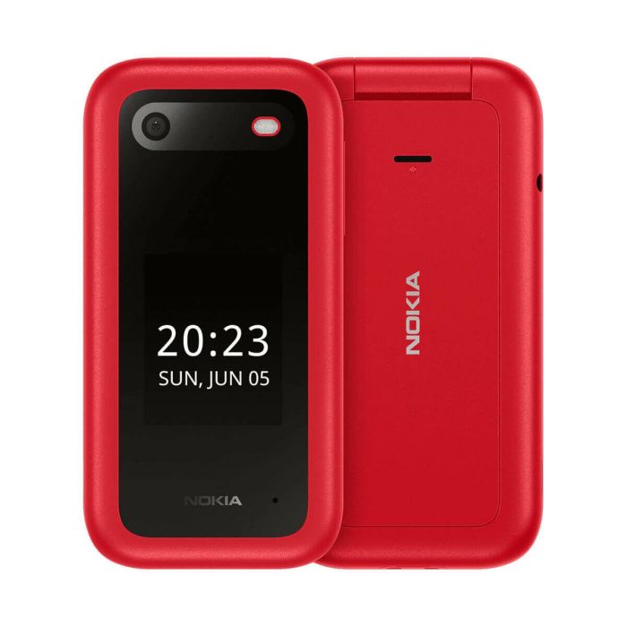 Nokia 2660 FLIP RD Teléfono Móvil Plegable Rojo, Pantalla y Botones Grandes, Batería Larga, Botón Emergencia, HAC. Nokia 2660 FLIP RD Teléfono Móvil Plegable Rojo, Pantalla y Botones Grandes, Batería Larga, Botón Emergencia, HAC.