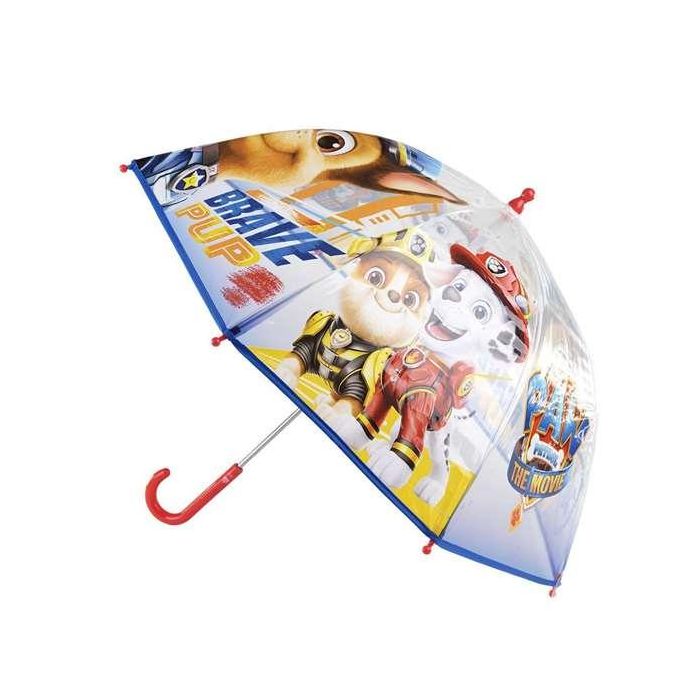 Cerdá Paraguas manual burbuja transparente Paw Patrol The Movie azul para niños de 2 a 8 años Cerdá Paraguas manual burbuja transparente Paw Patrol The Movie azul para niños de 2 a 8 años