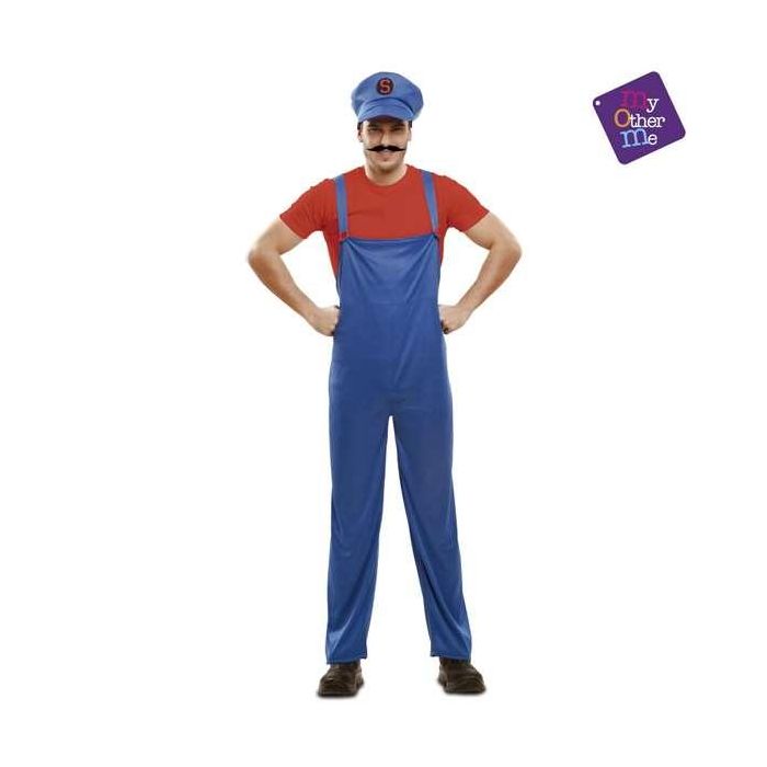 My Other Me Disfraz Red Super Plumber Talla M-L Edad Mínima Recomendada 14 Años