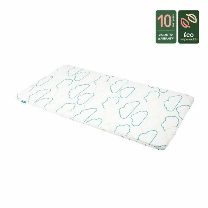 Babymoov Colchón Cosy'Lite Nomad 60x120cm - Certificado Oeko-Tex, Material Reciclado, Funda Lavable